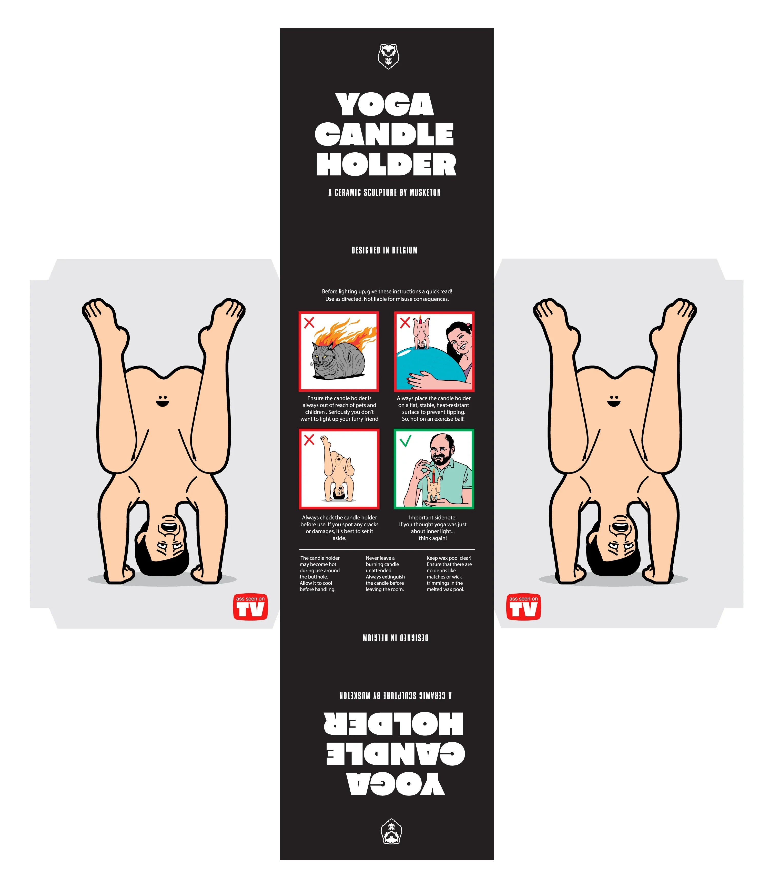 Yoga Candleholder