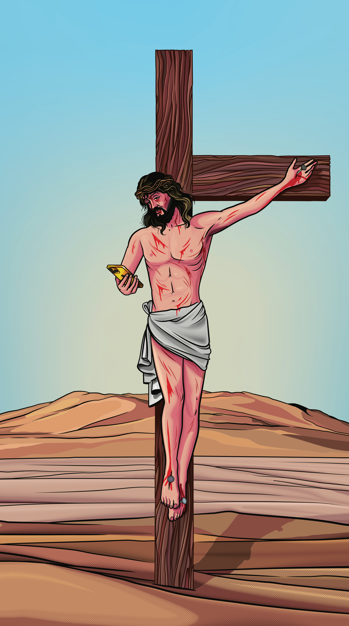 Scrolling Jesus