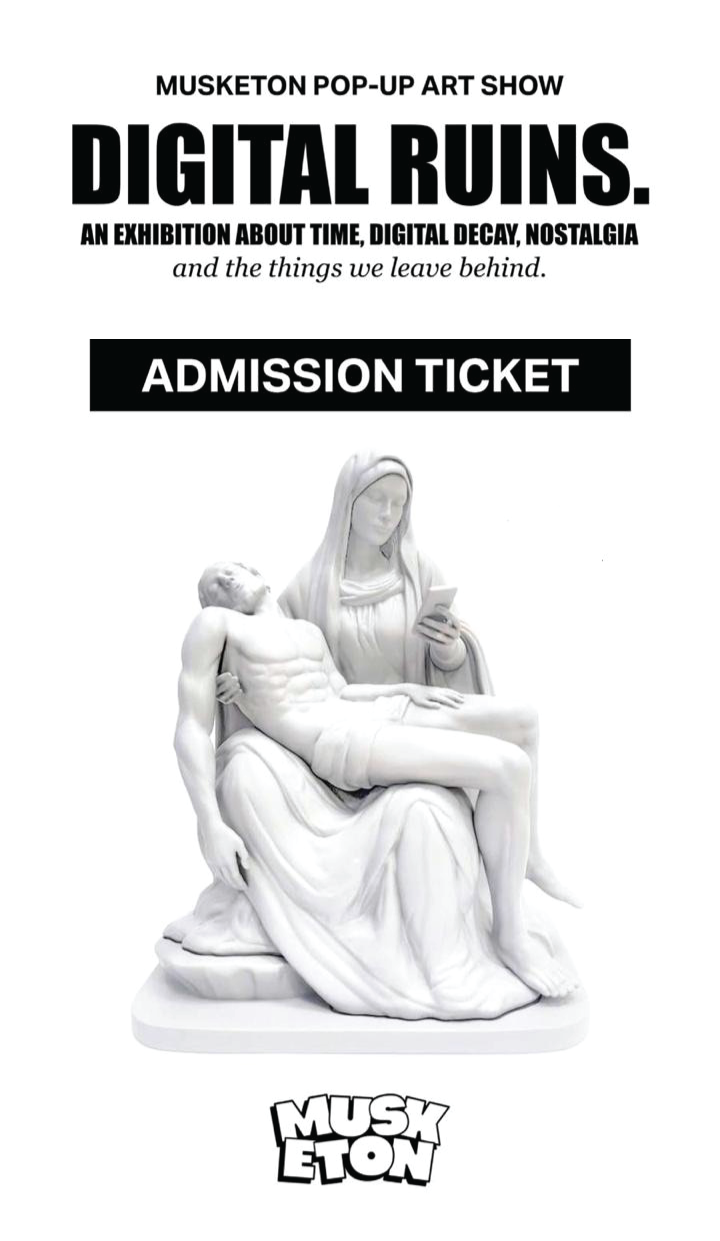 Musketon solo show ticket